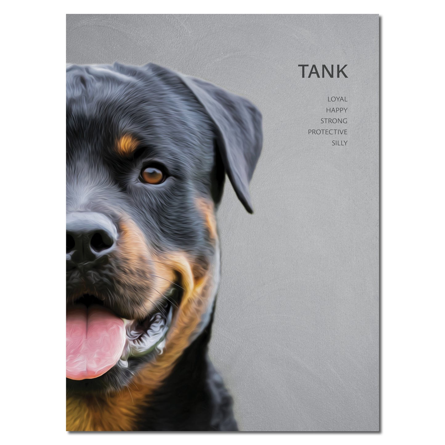 Custom Pet Portrait Poster