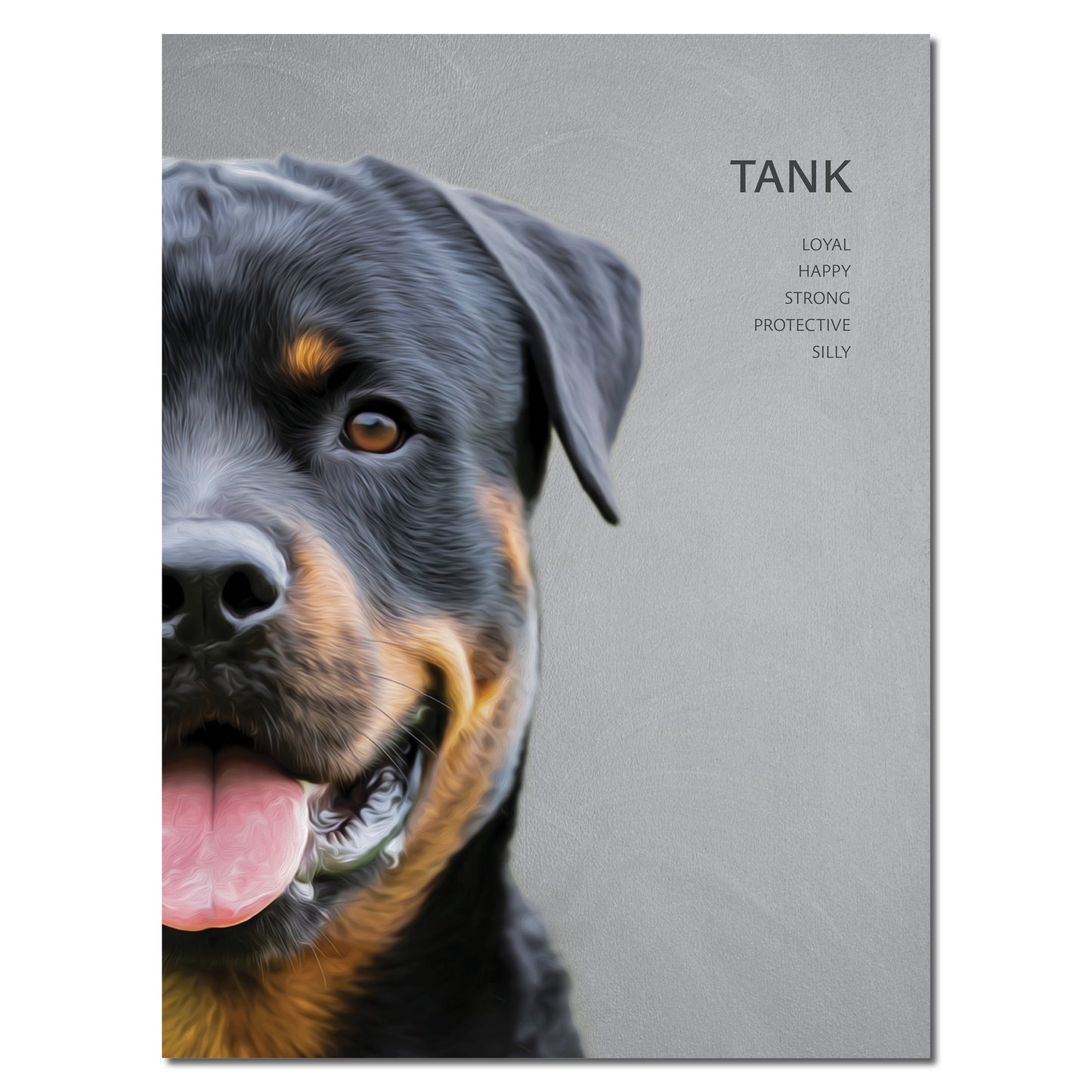 Custom Pet Portrait Poster