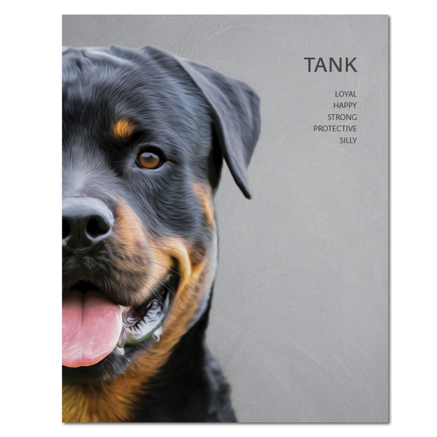 Custom Pet Portrait Poster