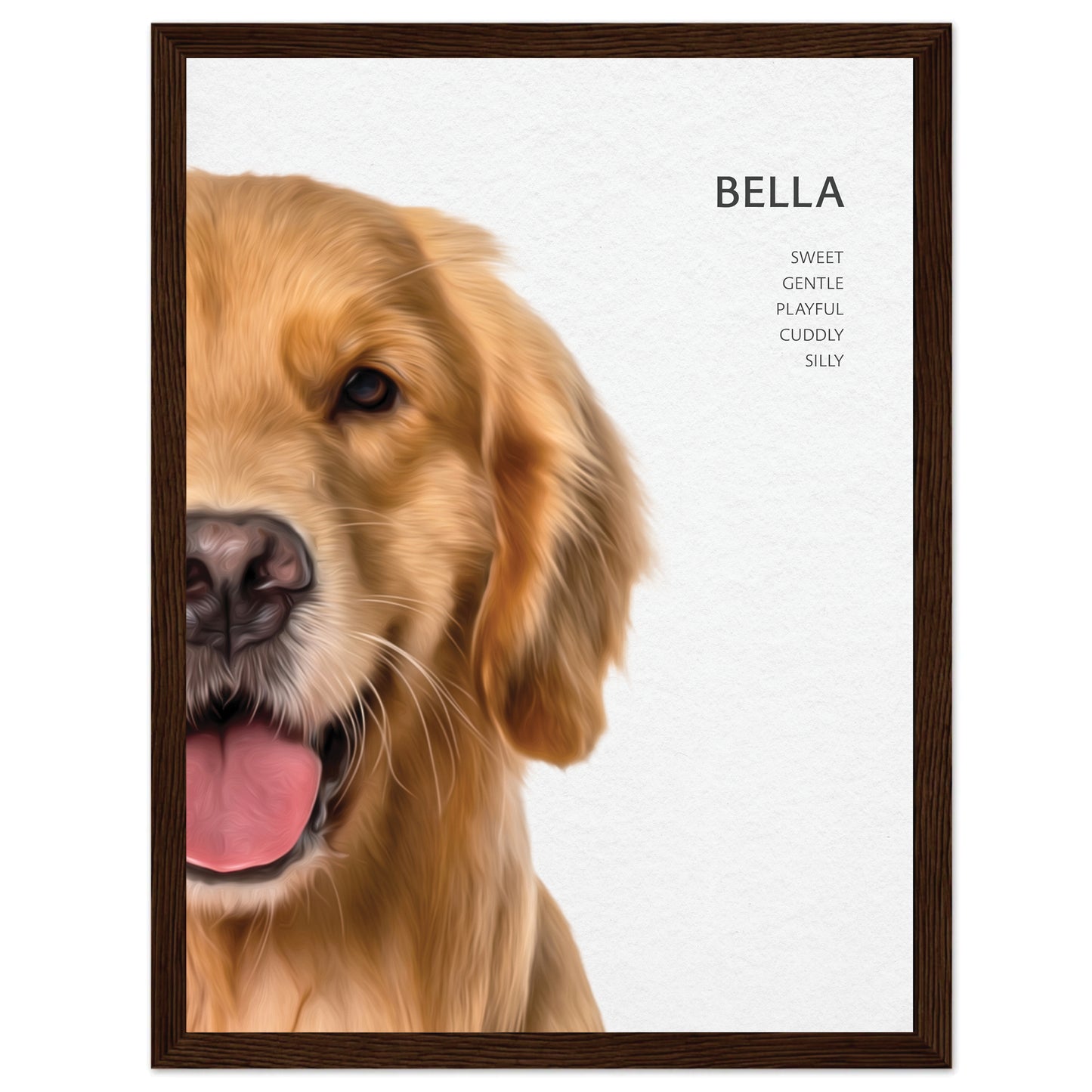 Custom Framed Pet Portrait